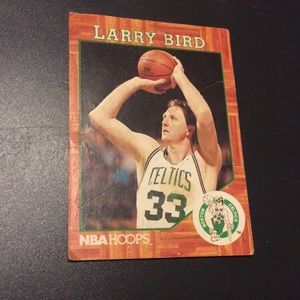 1991 NBA Hoops Larry Bird Basketball Card